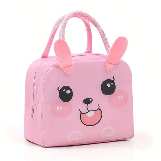 Pink Rabbit Lunch Bag