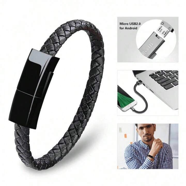 Micro USB Bracelet IPhone Charger