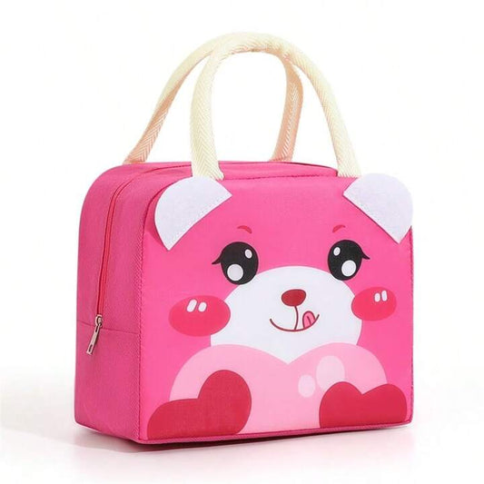 Pink Bear Lunch Bag